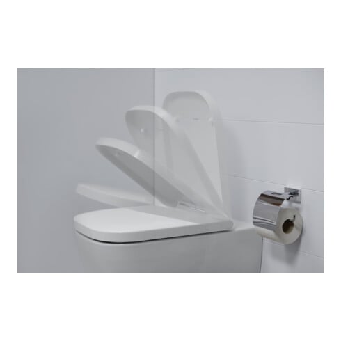 Duravit WC-Sitz Happy D.2 m Abaissement, charnières prolongées ES, blanc