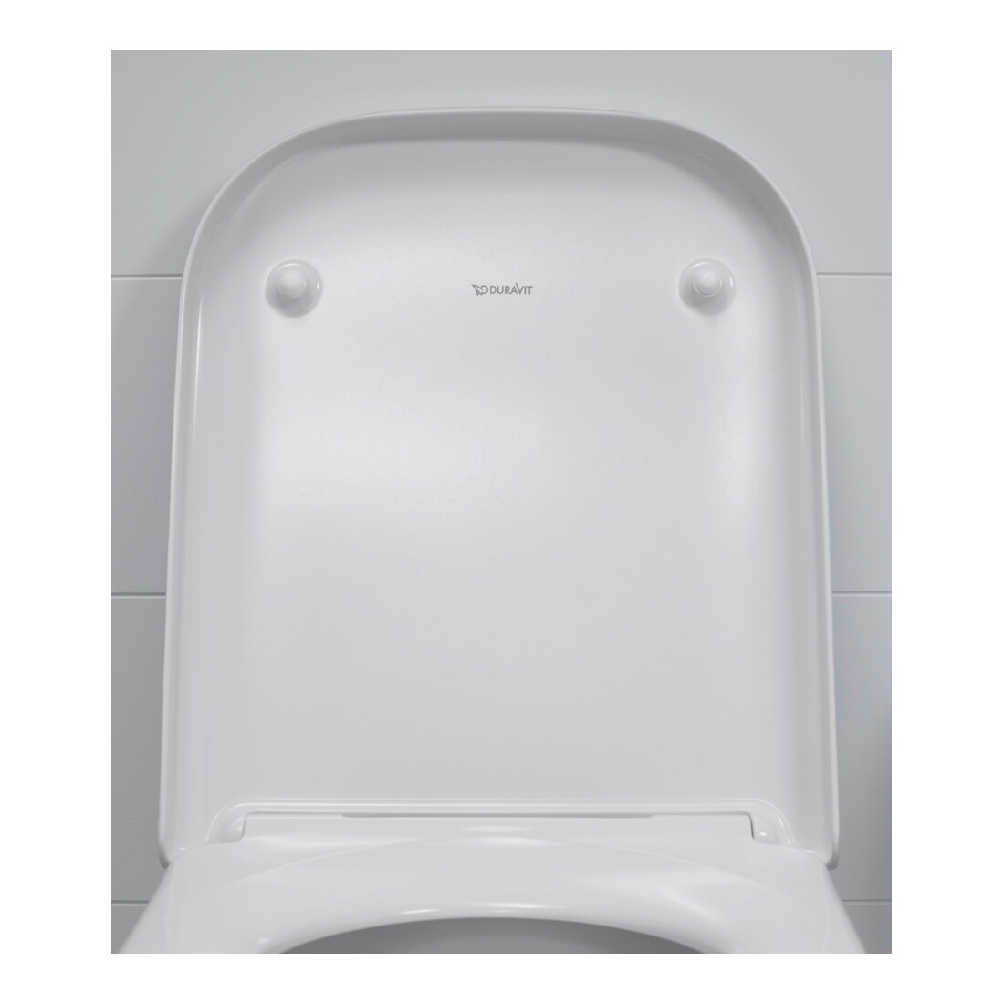 Duravit WC-Sitz Happy D.2 m Abaissement, charnières prolongées ES, blanc