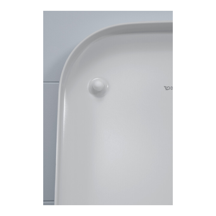 Duravit WC-Sitz Happy D.2 m Abaissement, charnières prolongées ES, blanc