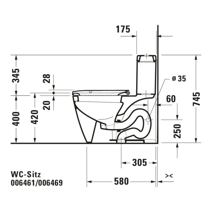 Duravit WC-Sitz Happy D.2 o Absenkaut., verl. Ausf, Scharn. ES, we