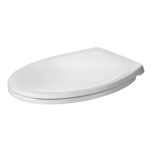 Duravit WC-Sitz m Absenkaut., Scharniere Edelstahl, weiß