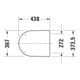 Duravit WC-Sitz Me by Starck m Abs, abnehmb., we. s-matt, Scharn. ES