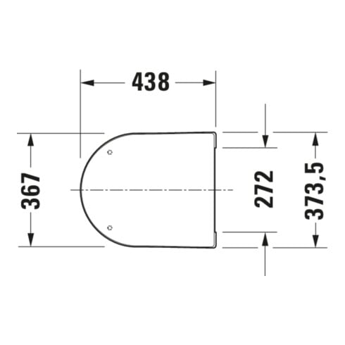 Duravit WC-Sitz Me by Starck m Abs, abnehmb., we. s-matt, Scharn. ES
