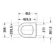 Duravit WC-Sitz Me by Starck S. ES, m Abs, abnehmb., we. s-matt