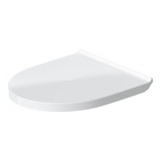 Duravit WC-Sitz No. 1 o. Absenkaut., Scharn. Edelstahl, weiß