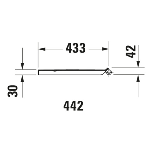 Duravit WC-Sitz No. 1 o. Absenkaut., Scharn. Edelstahl, weiß