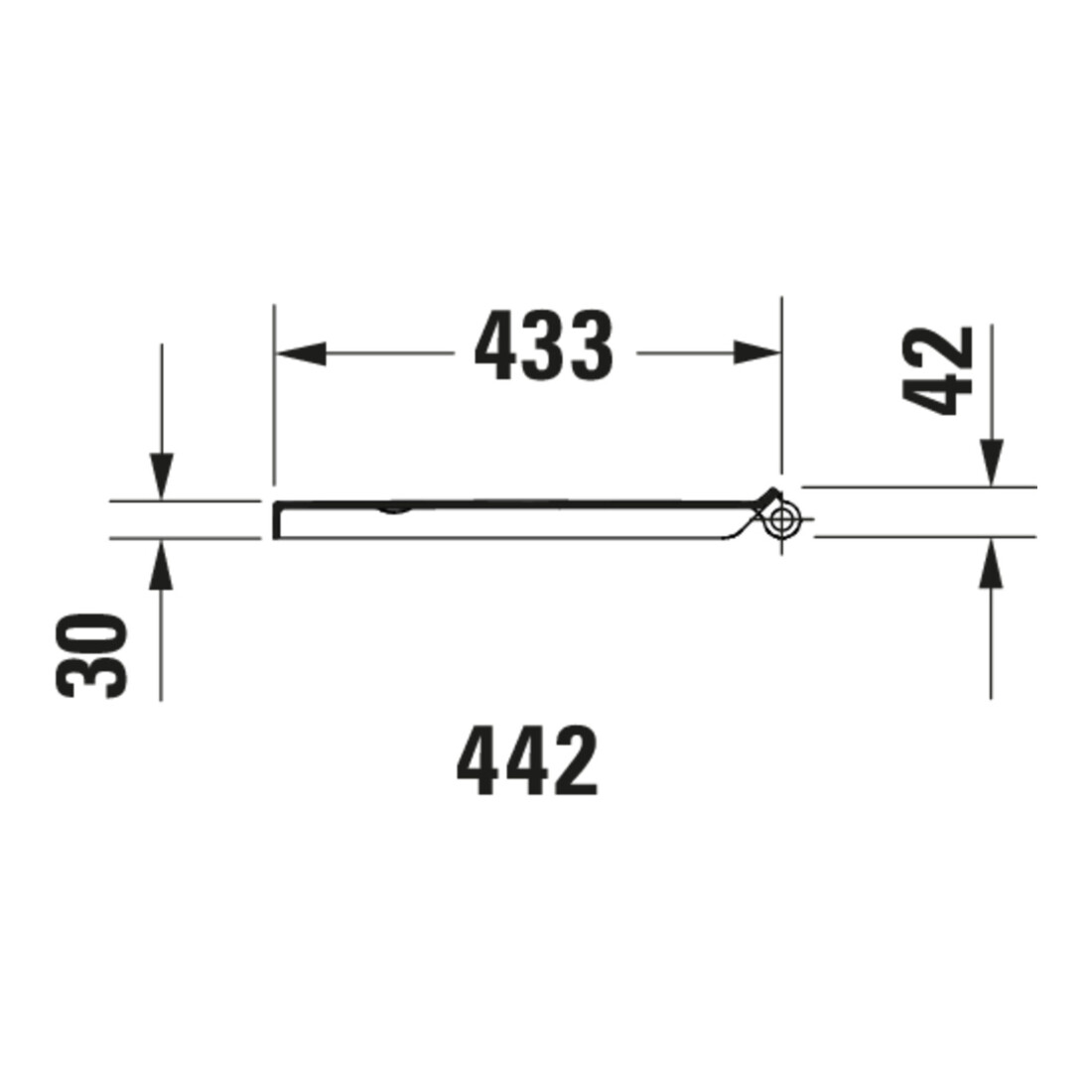 Duravit WC-Sitz No. 1 o. Absenkaut., Scharn. Edelstahl, weiß