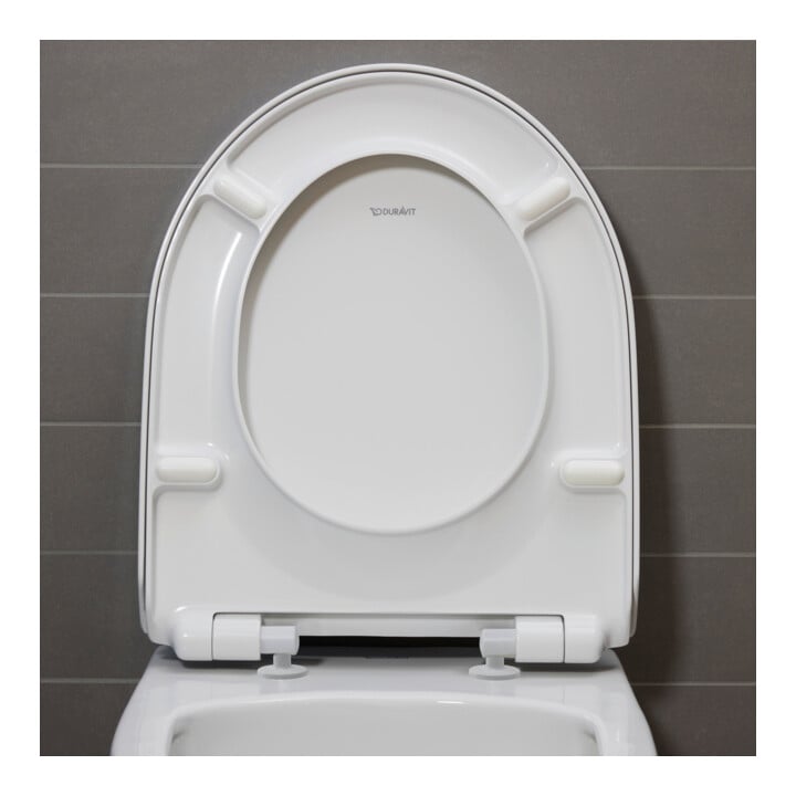 Duravit WC-Sitz No. 1 sans abaissement, charnières inox, blanc