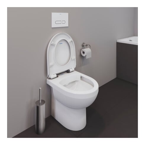Duravit WC-Sitz No. 1 sans abaissement, charnières inox, blanc