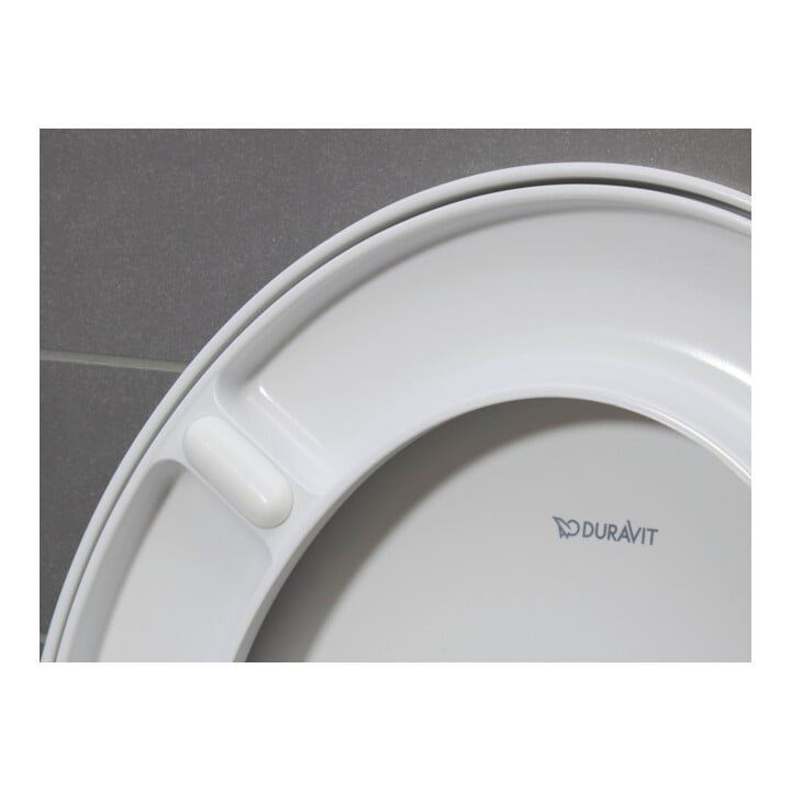 Duravit WC-Sitz No. 1 sans abaissement, charnières inox, blanc