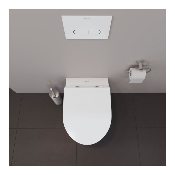 Duravit WC-Sitz No. 1 sans abaissement, charnières inox, blanc