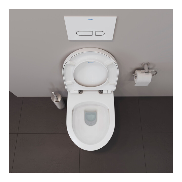 Duravit WC-Sitz No. 1 sans abaissement, charnières inox, blanc