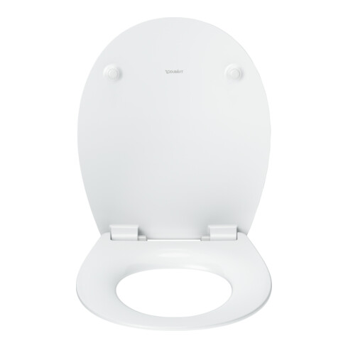Duravit WC-Sitz oval m Abs, abn., 44,8cm, Uni, Scha. ES, we.
