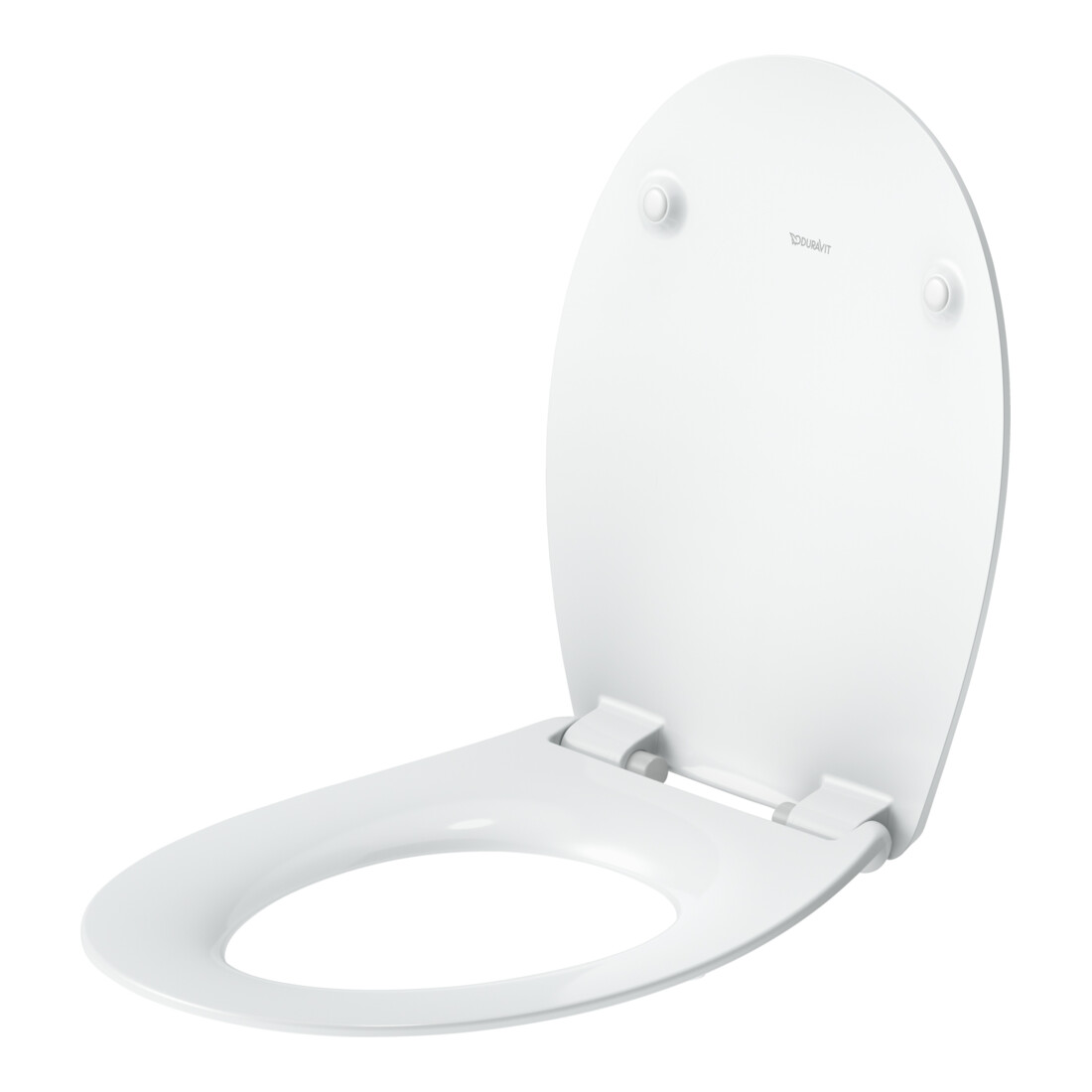 Duravit WC-Sitz oval m Abs, abn., 44,8cm, Uni, Scha. ES, we.