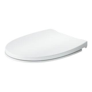 Duravit WC-Sitz oval m Abs, abn., 45,1cm, Uni, Scha. ES, we.