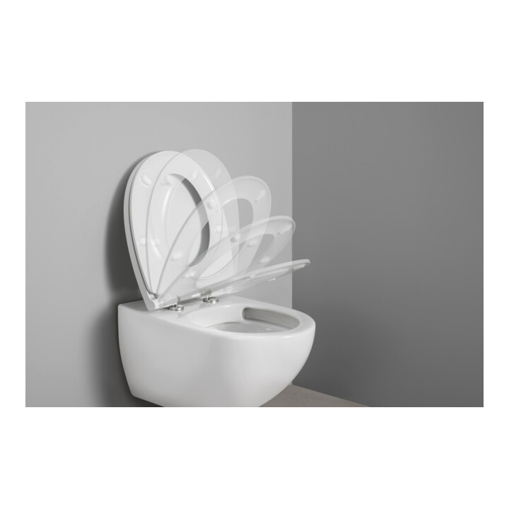 Duravit WC-Sitz oval m Abs, abn., 45,1cm, Uni, Scha. ES, we.