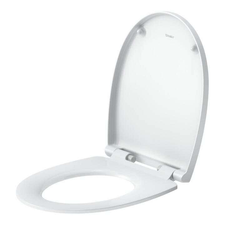 Duravit WC-Sitz oval m Abs, abn., 45,1cm, Uni, Scha. ES, we.