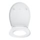 Duravit WC-Sitz oval m Abs, abn., 45,2cm, Uni, Scha. ES, we.