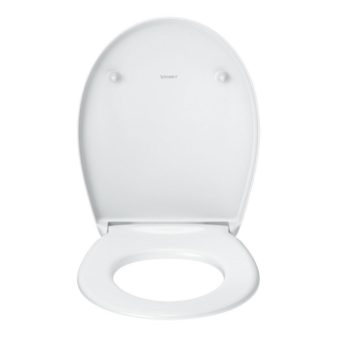 Duravit WC-Sitz oval m Abs, abn., 45,2cm, Uni, Scha. ES, we.