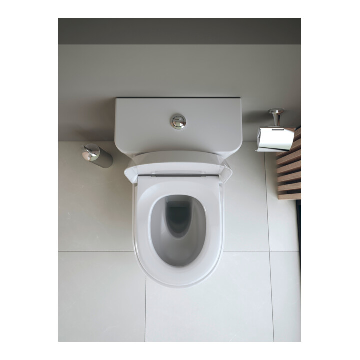 Duravit WC-Sitz Qatego Compact überlappend, weiß Hochglanz