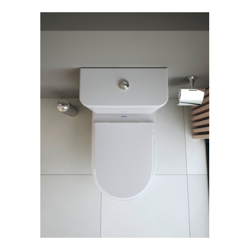 Duravit WC-Sitz Qatego Compact überlappend, weiß Hochglanz