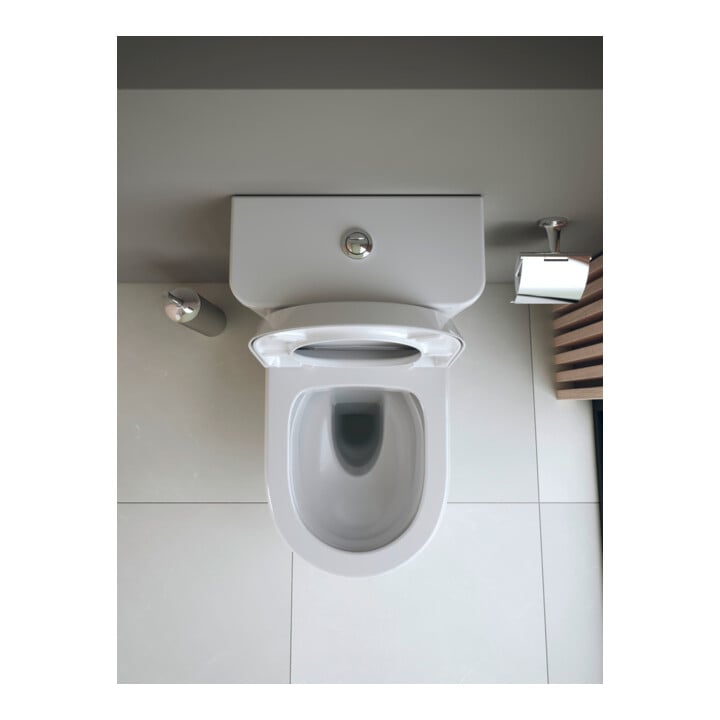 Duravit WC-Sitz Qatego Compact überlappend, weiß Hochglanz