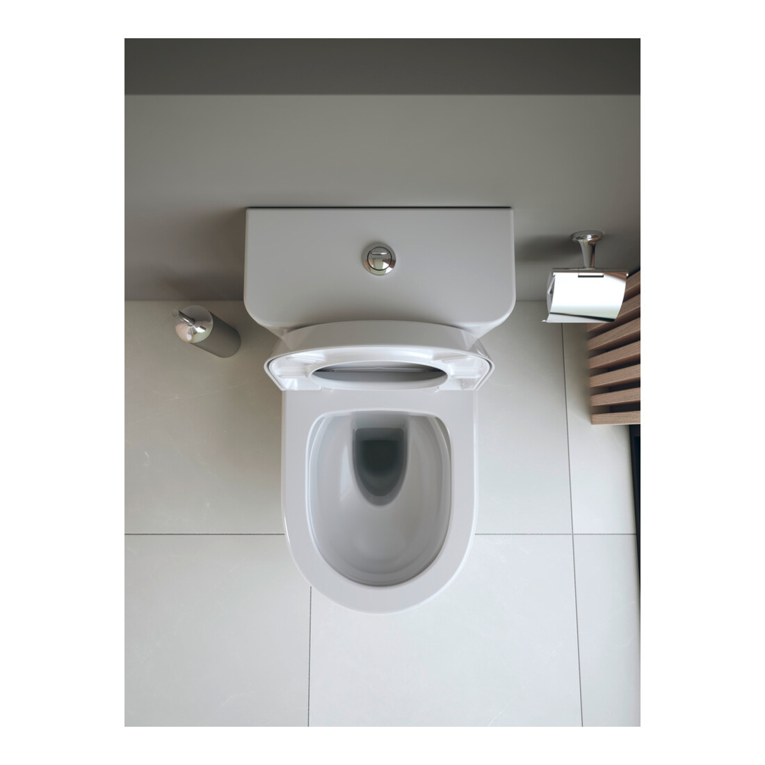 Duravit WC-Sitz Qatego Compact überlappend, weiß Hochglanz