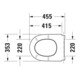 Duravit WC-Sitz Qatego überlappend, weiß Hochglanz-4