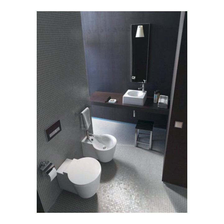Duravit WC-Sitz Starck 1 m Abs, abnehmb., m Scharnierw., we