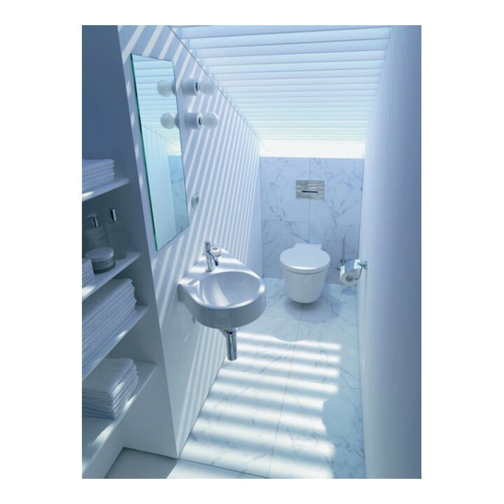Duravit WC-Sitz Starck 1 m Abs, abnehmb., m Scharnierw., we