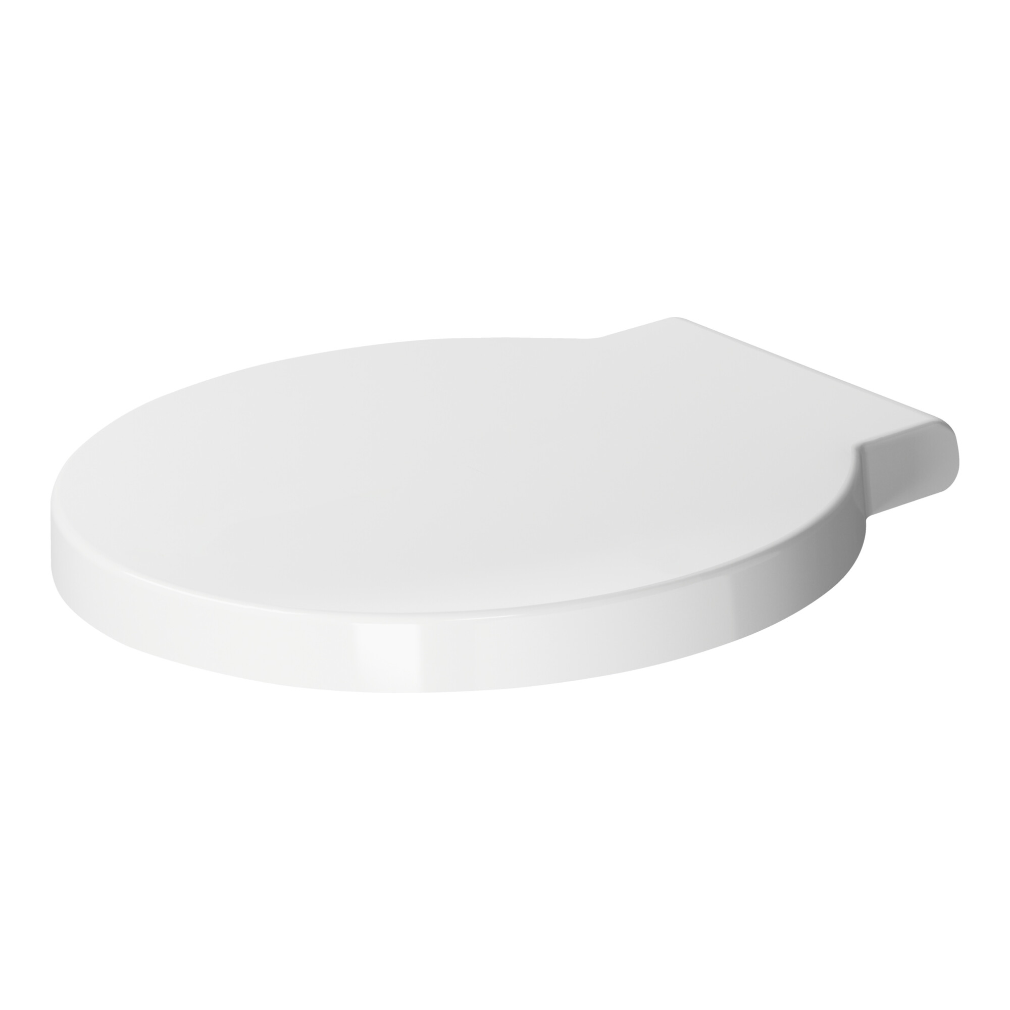 Duravit WC-Sitz Starck 1 o. Absenkaut., Scharn. Edelstahl, weiß