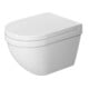 Duravit WC-Sitz Starck 3 o. Absenkaut., Scharn. Edelstahl, weiß