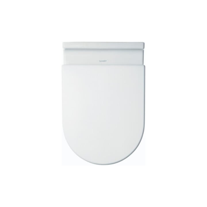 Duravit WC-Sitz Starck 3 o. Absenkaut., Scharn. Edelstahl, weiß