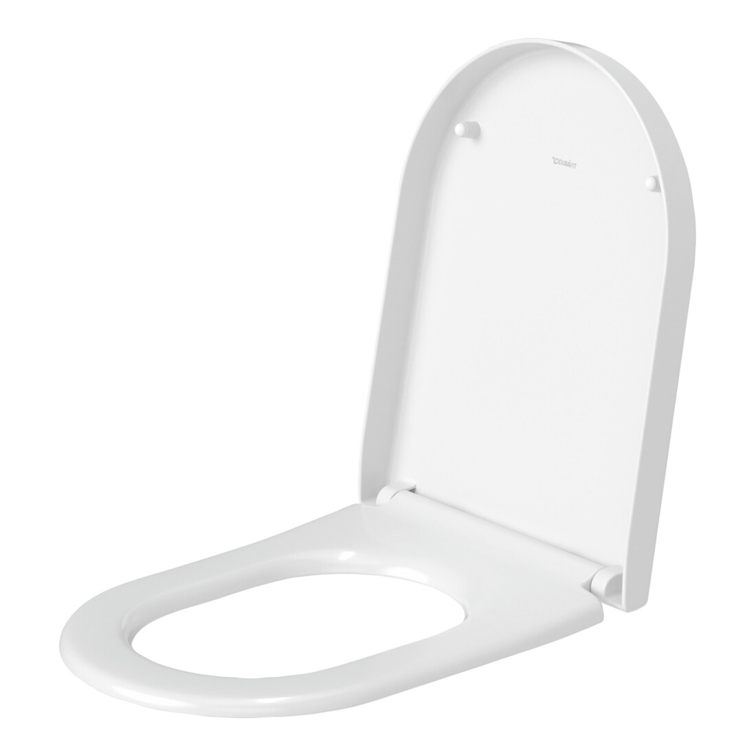 Duravit WC-Sitz Starck avec abaissement automatique, charnière inox, blanc
