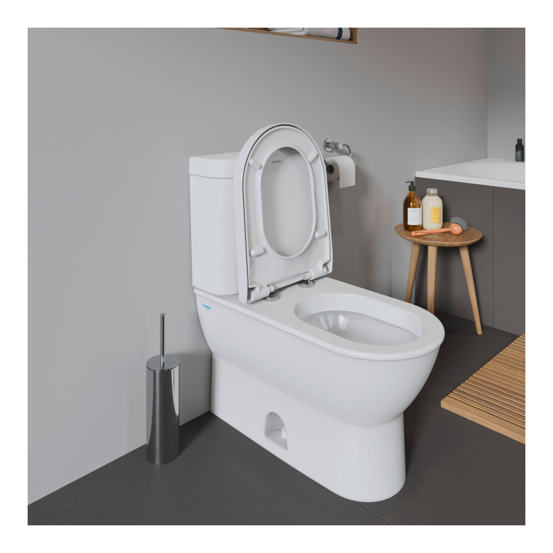 Duravit WC-Sitz Starck avec abaissement automatique, charnière inox, blanc