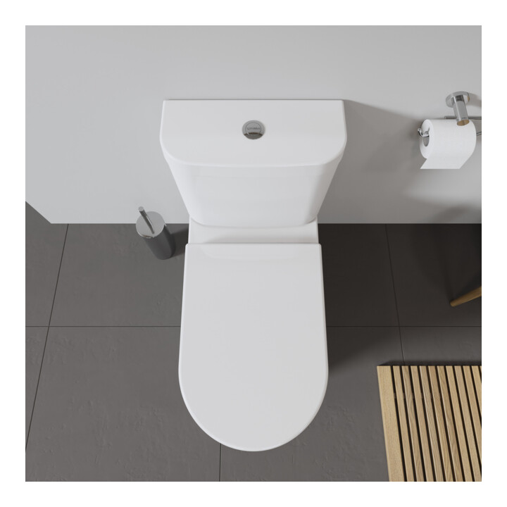 Duravit WC-Sitz Starck avec abaissement automatique, charnière inox, blanc