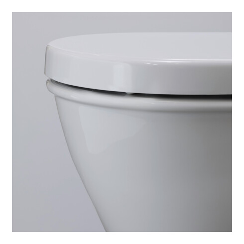 Duravit WC-Sitz Starck avec abaissement automatique, charnière inox, blanc