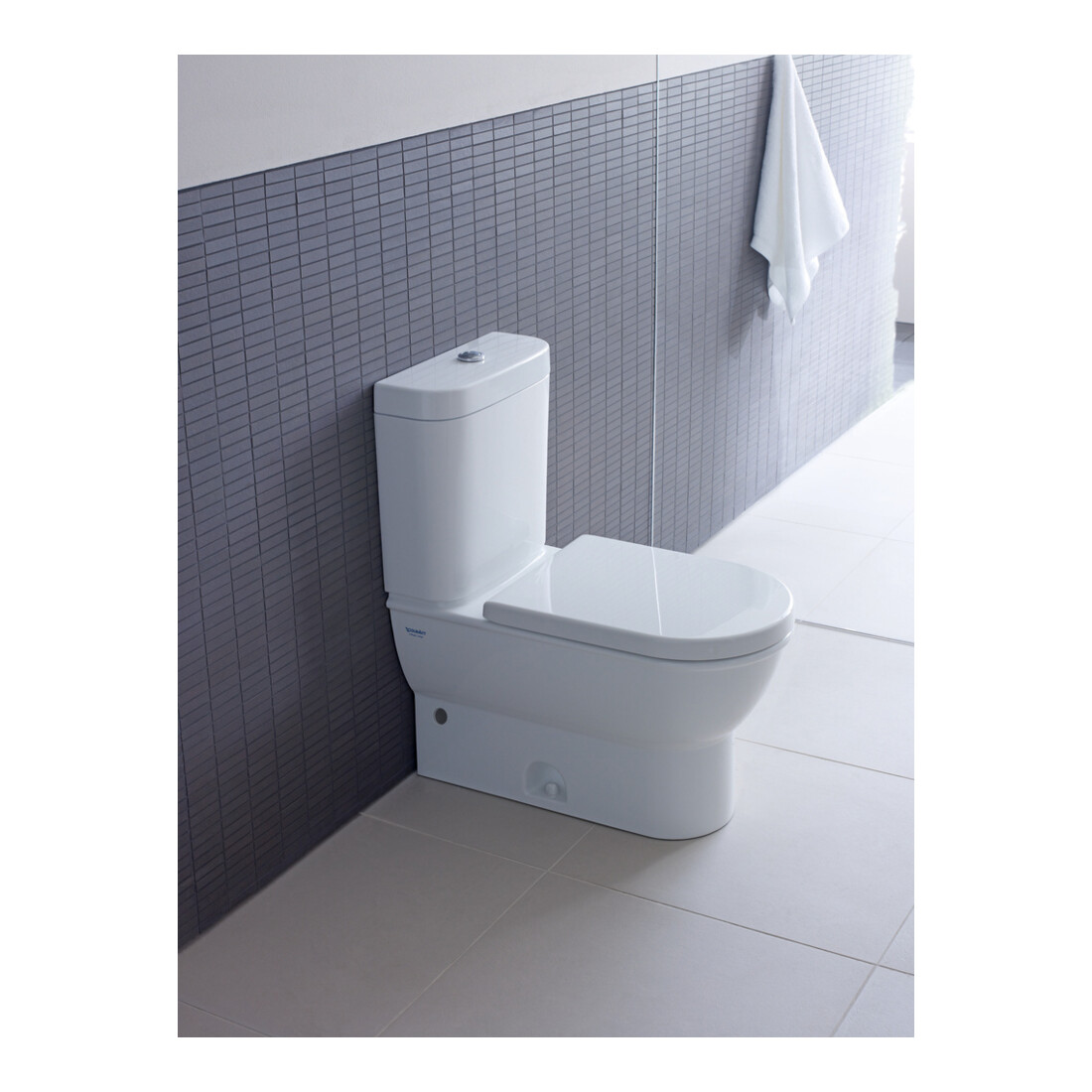 Duravit WC-Sitz Starck avec abaissement automatique, charnière inox, blanc