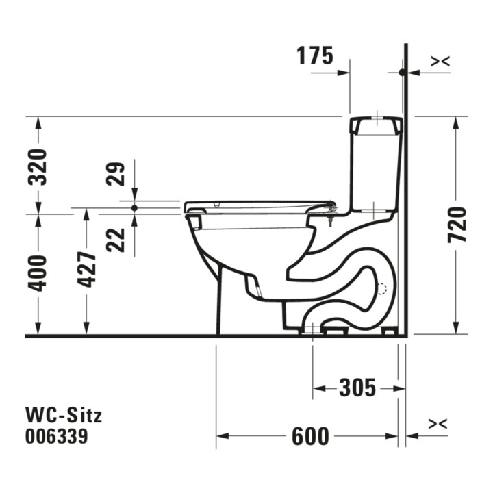 Duravit WC-Sitz Starck m Absenkaut., abnehmb., Scharn. ES, weiß