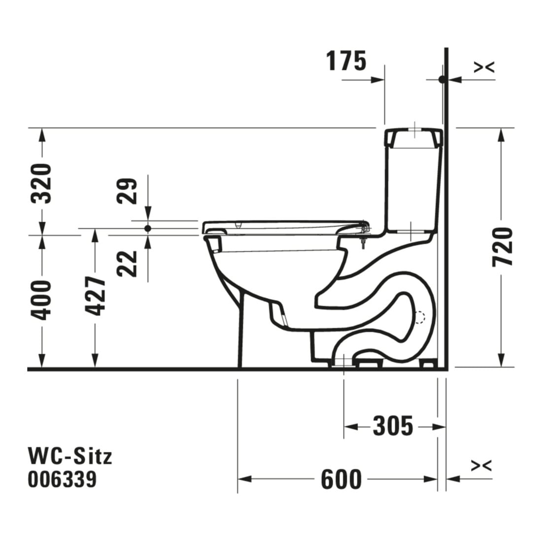 Duravit WC-Sitz Starck m Absenkaut., abnehmb., Scharn. ES, weiß