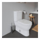 Duravit WC-Sitz Starck o Absenkaut., Scharnier Edelstahl, weiß-2