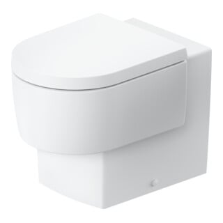 Duravit WC sur pied Balcoon 37x54 cm, 4,5 l, sans rebord, évac. arrière, blanc mat