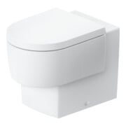 Duravit WC sur pied Balcoon 37x54 cm, 4,5 l, sans rebord, évac. arrière, blanc mat
