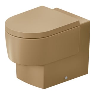 Duravit WC sur pied Balcoon 37x54 cm, 4,5 l, sans rebord, évac. arrière, Clay Te Ma