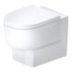 Duravit WC sur pied Balcoon 37x54 cm, 4,5 l, sans rebord, évac. horizont., blanc brillant-1