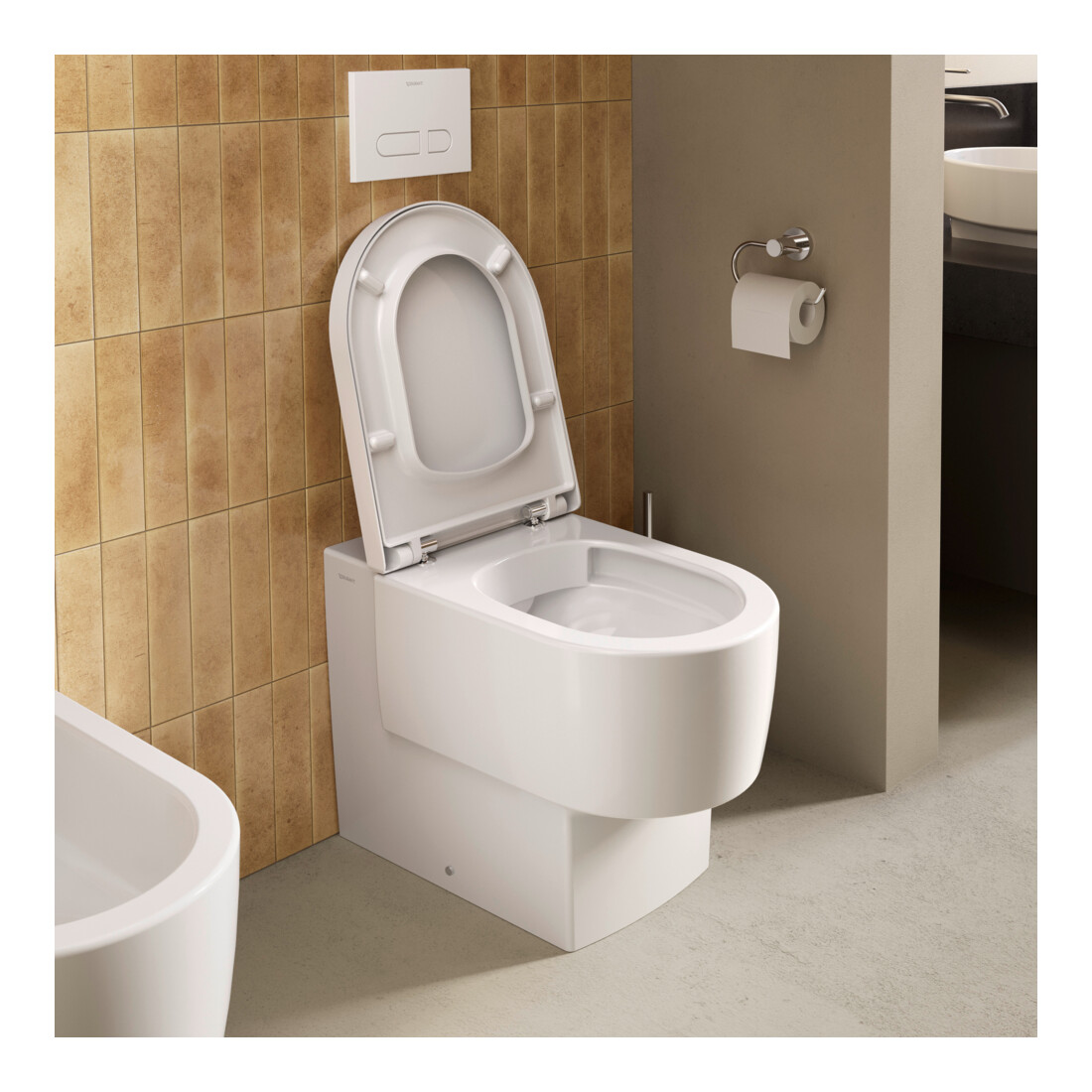 Duravit WC sur pied Balcoon 37x54 cm, 4,5 l, sans rebord, évac. horizont., blanc brillant