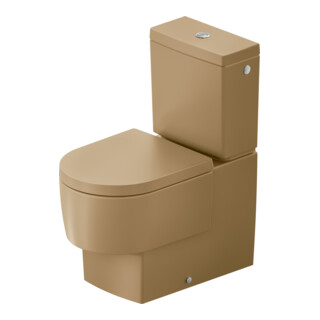 Duravit WC sur pied Balcoon 37x65 cm, 4,5 l, sans rebord, évac. arrière, Clay Te Ma