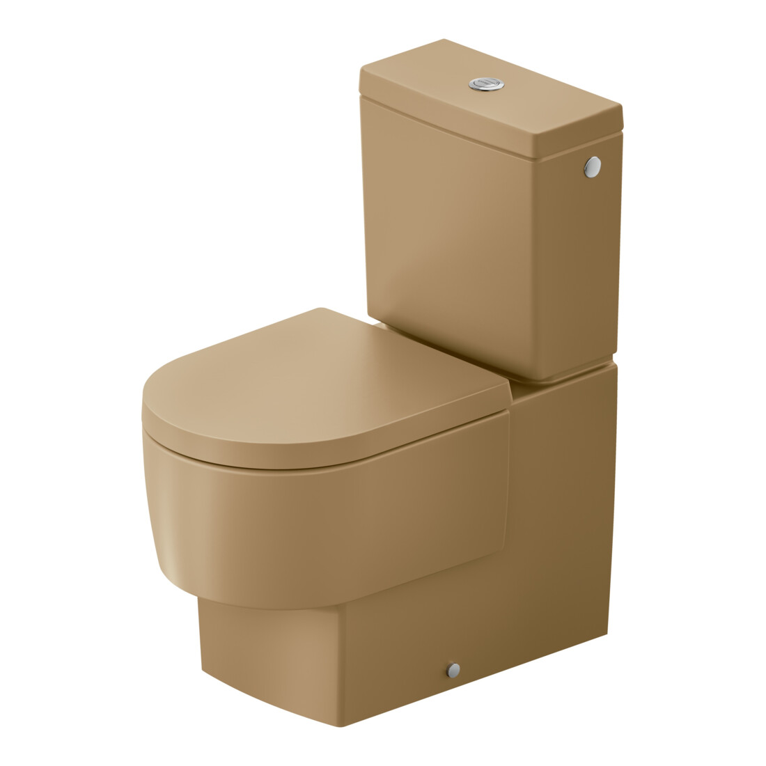 Duravit WC sur pied Balcoon 37x65 cm, 4,5 l, sans rebord, évac. arrière, Clay Te Ma