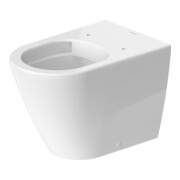 Duravit WC sur pied, chasse profonde D-Neo 37x58 cm, 4,5 l, sortie horizontale, sans rebord, blanc-4