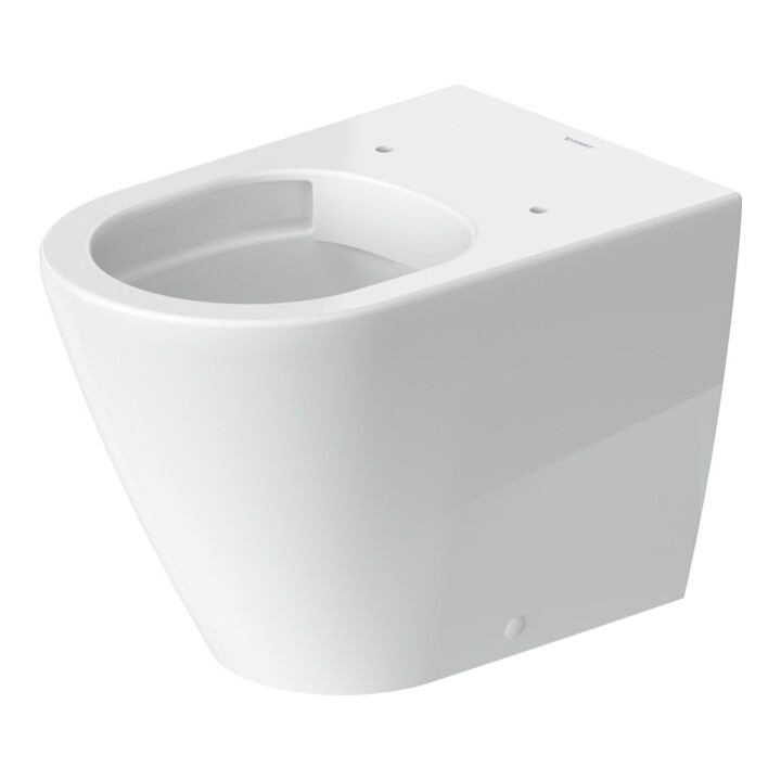 Duravit WC sur pied, chasse profonde D-Neo 37x58 cm, 4,5 l, sortie horizontale, sans rebord, blanc